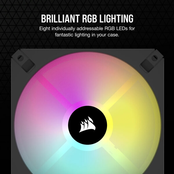 Corsair iCUE AR120 Digital RGB 120mm PWM Cabinet Fan (Triple Pack)